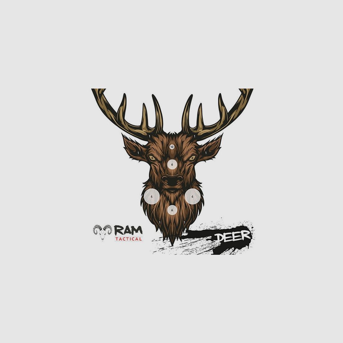 Ram Targets 14 x 14 cm cerf (50 pièces), image 2 sur 2