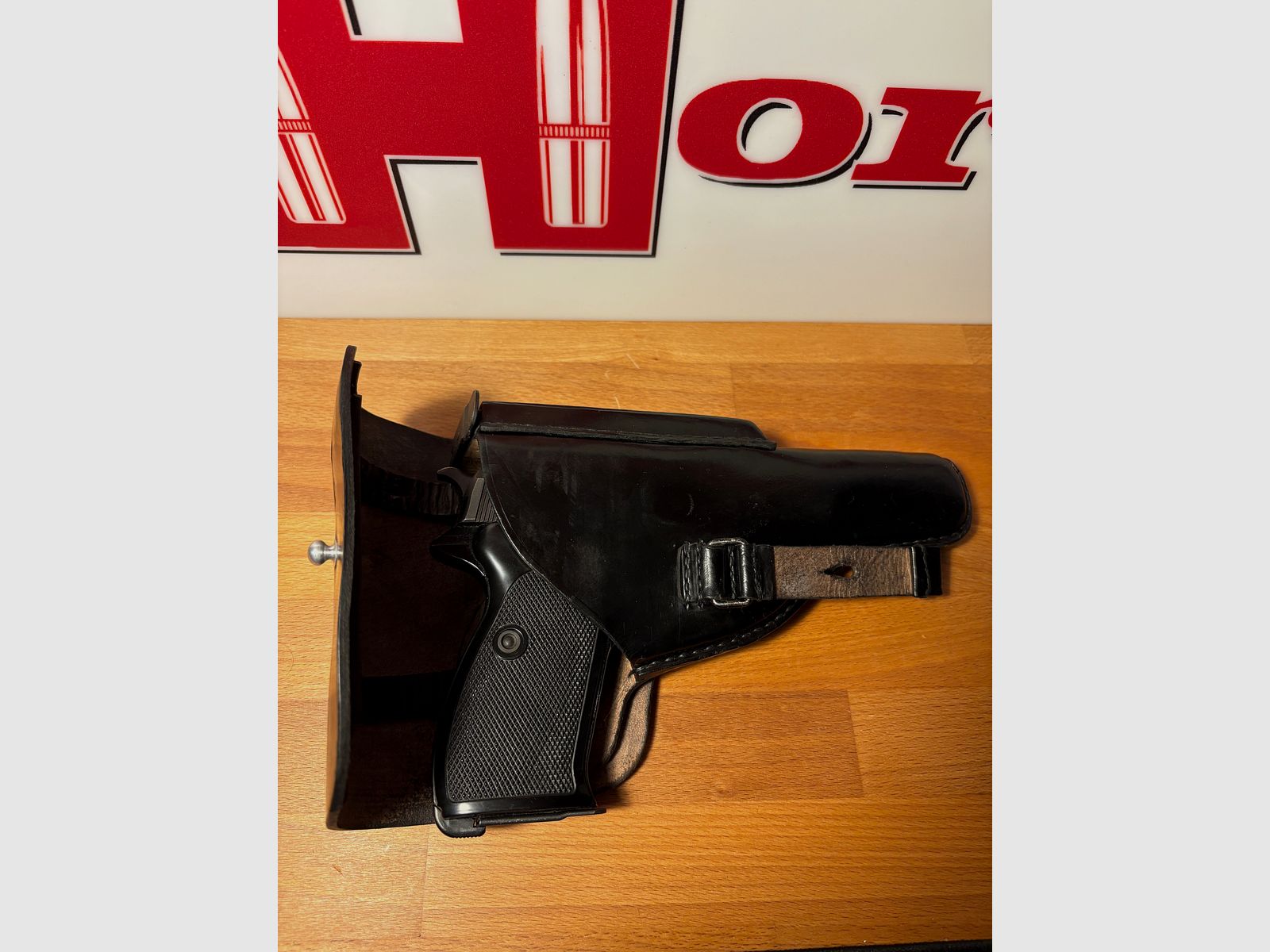 Walther P38 Ulm, 9mmLuger, Polizei/Bundeswehr Ausführung, Keine P1 mit Holster und 2 Magazinen