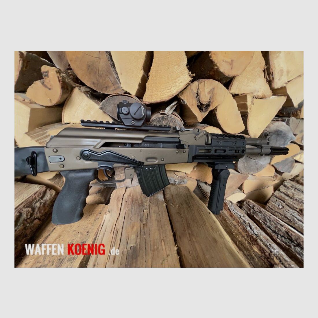 Izhmash SAIGA MKK 104 CAL. 7,62X39MM IN MIDNIGHT BRONZE INCL. ANBAUTEILE