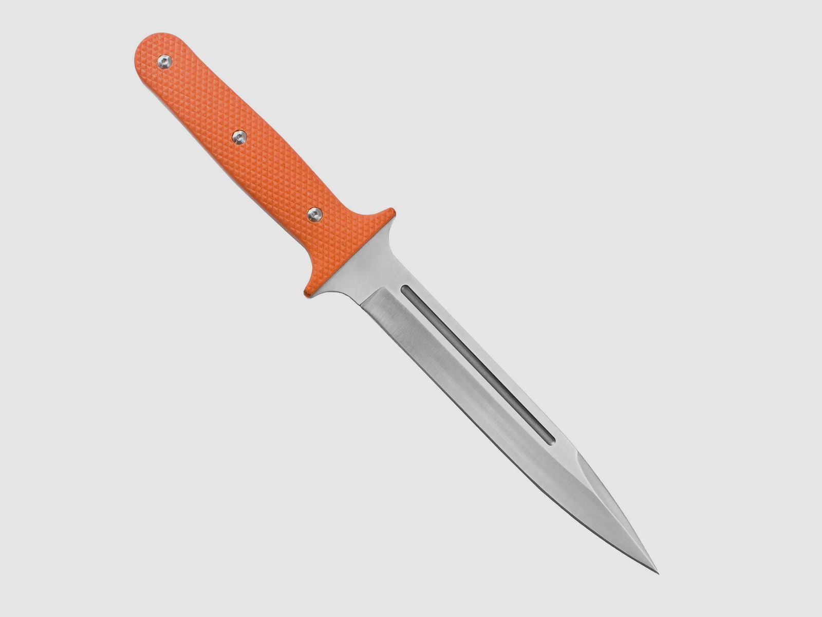 PUMA XP pig sticker 13, Abfangmesser, Orange G10 mit Fischhaut, Kydex Scheide