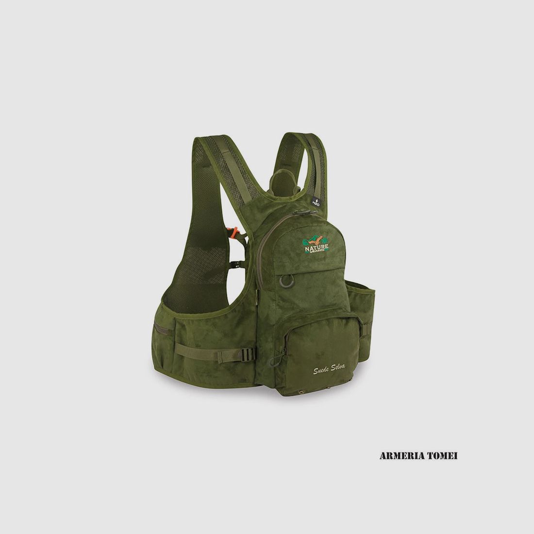 Gilet / sac à dos – NATURE BY MARSUPIO – SUEDE SELVA, image 1 sur 9