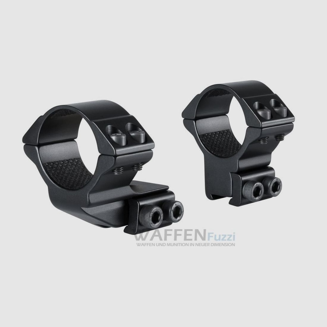 Mounting 1" for prism rail high saddle height 30mm ring diameter