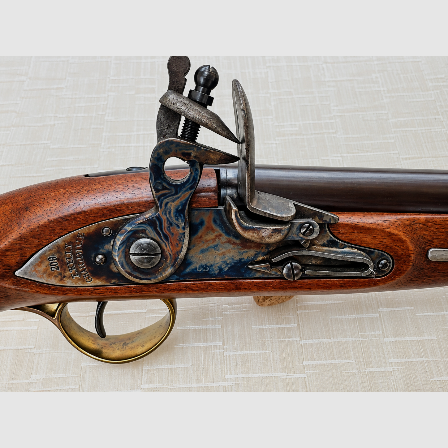 Pedersoli Harpers Ferry muzzleloader flintlock pistol caliber .58, immagine 4 di 4