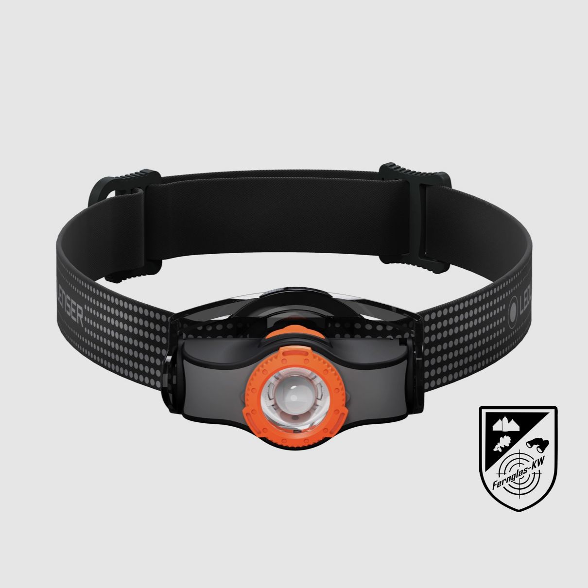 Ledlenser 502148 LED Kopflampe Stirnlampe MH3 Schwarz Orange 200 Lumen