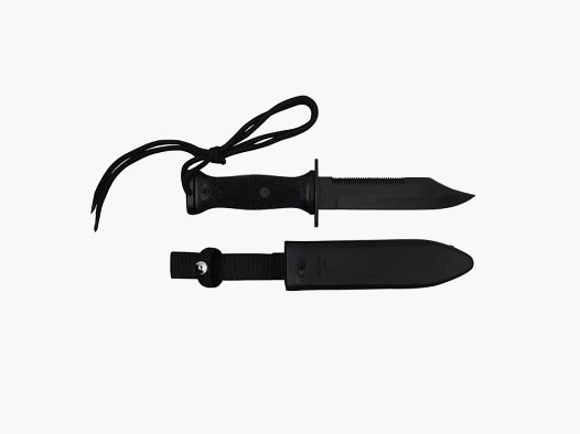 US Navy Kampfmesser MK3 m. Plastikscheide (Nachbau) Schwarz