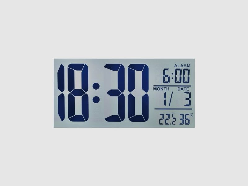 BRESSER MyTime Duo Wecker türkis, Bild 8 von 9