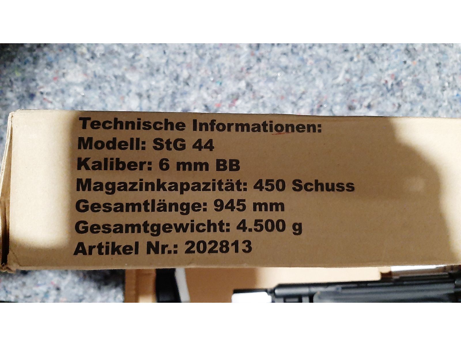 StG 44 Schmeisser Echtholz Metall 6mm BB