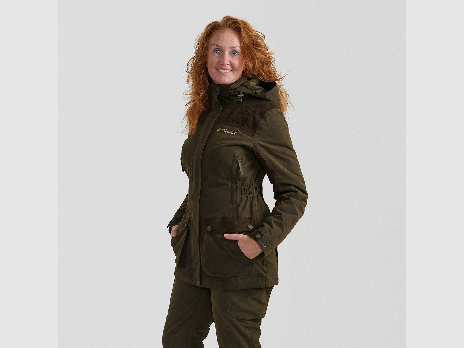 Deerhunter Lady Eagle Jacket Female Tarmac Green 40