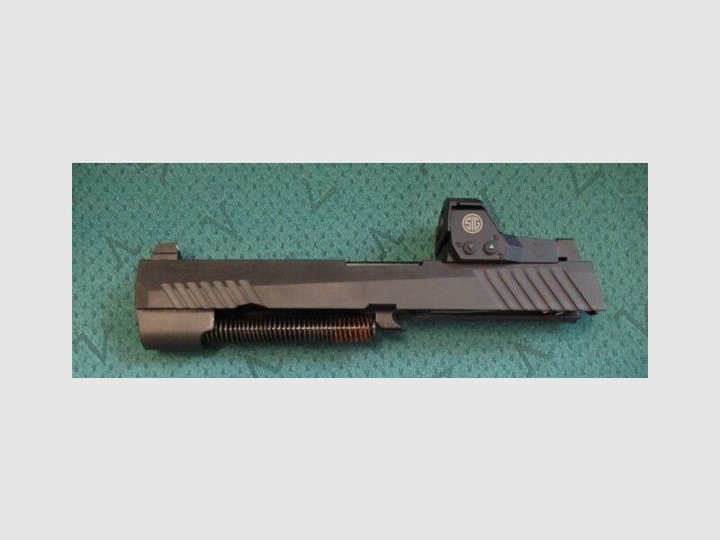 Pistole SIG Sauer P320 X-Five mit Wechselsystem mit Romeo Holosight und Zu. P320