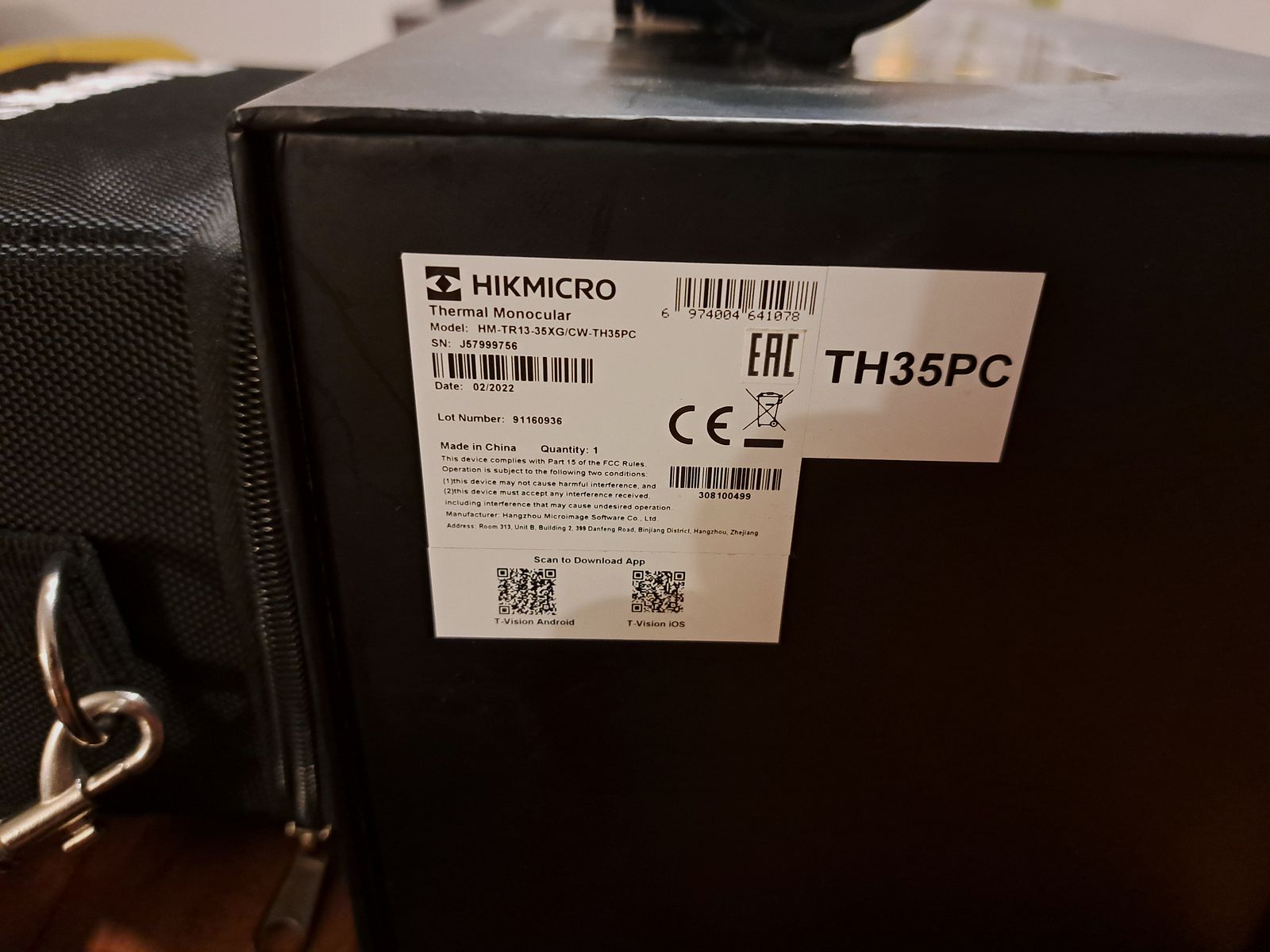 Hikmicro Thunder TH35PC inkl Rusan MCR
