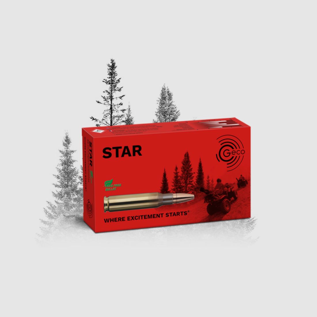 Geco Star 2424730 8x57 IRS 10.4 g 160 gr. Lead-free deformation projectile