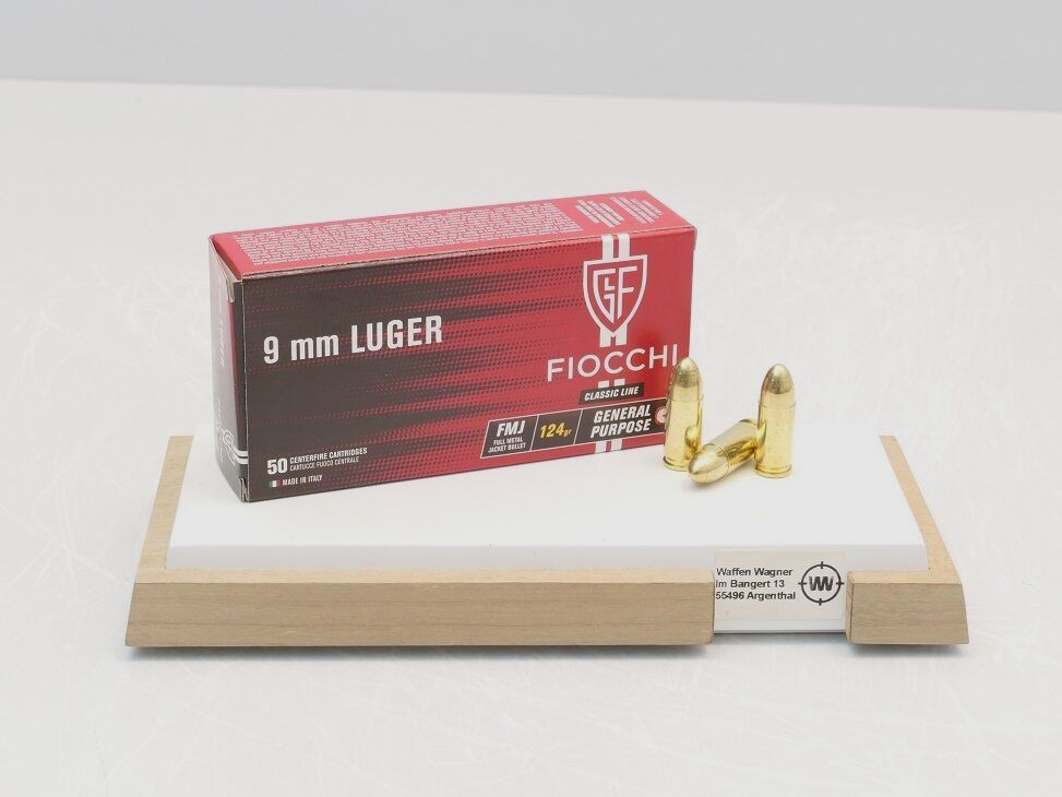 FIOCCHI VM 8g/124grs Sonderangebot 9mm Luger, Bild 1 von 2