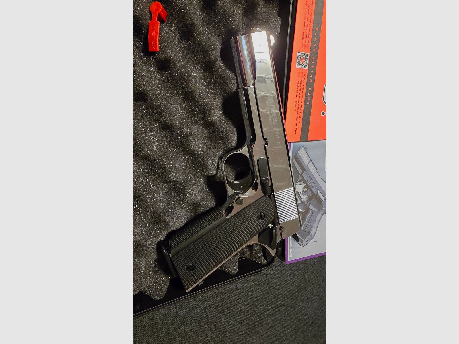 Colt Government 1911 A1 Chrome Schreckschuss 9mm PAK