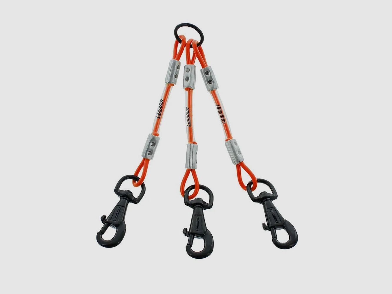 Okrągłe Złącze HUNTER – Kabel Metalowy – 3 Karabinki, zdjęcie 2 z 2