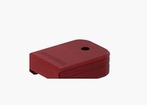UTG PRO +0 Base Pad, Glock Small Frame 9mm/.40, Matte Red Aluminum