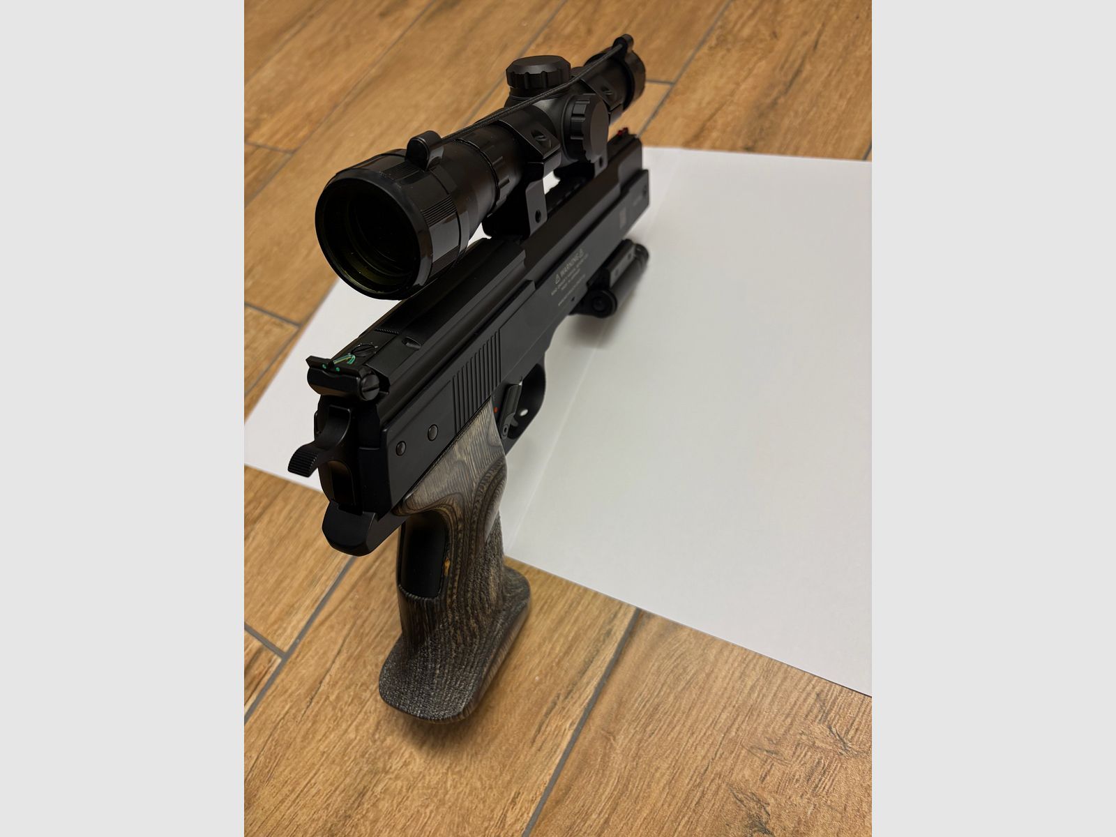 Incense Sport Air Pistol HW 45 Black Star used only once