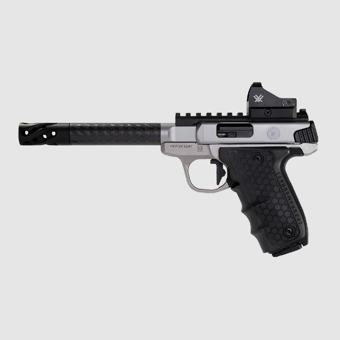 Smith & Wesson Performance Center SW22 VICTORY Target Model 6'' Carbon Fiber Target Barrel Red