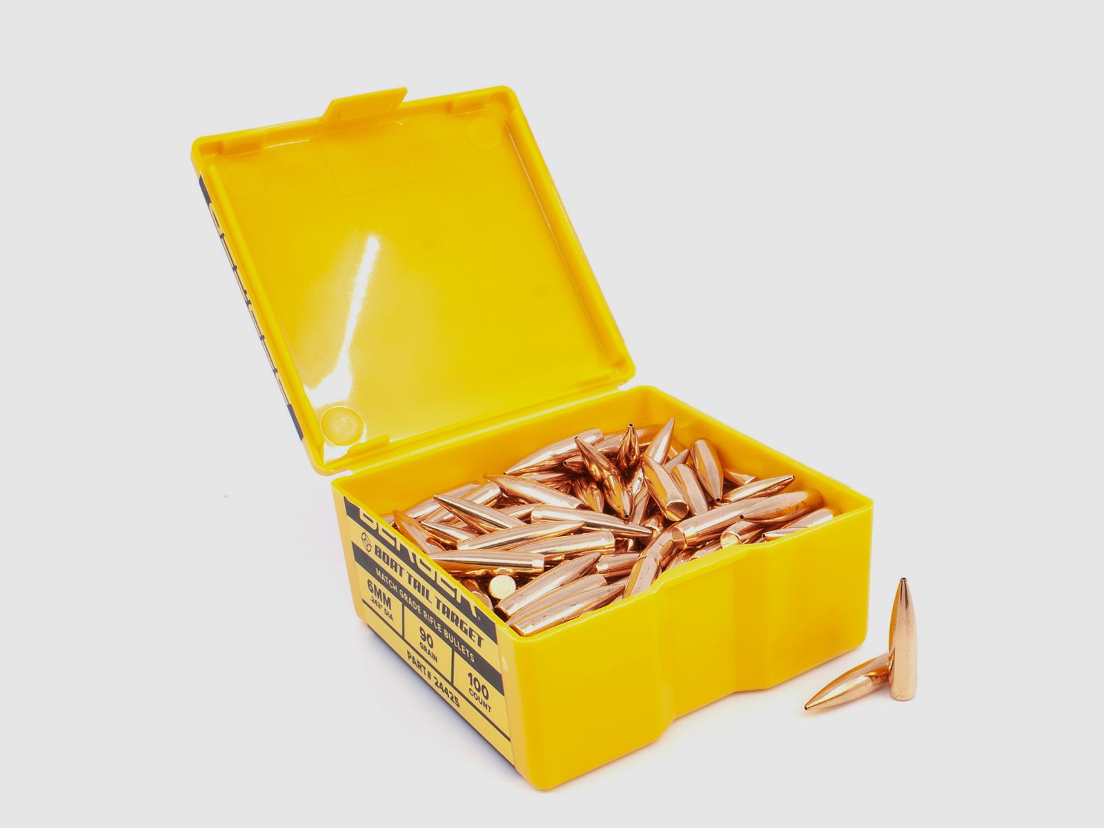 Balle Berger 6mm/.243 BT Target 90GR 100 Pièces