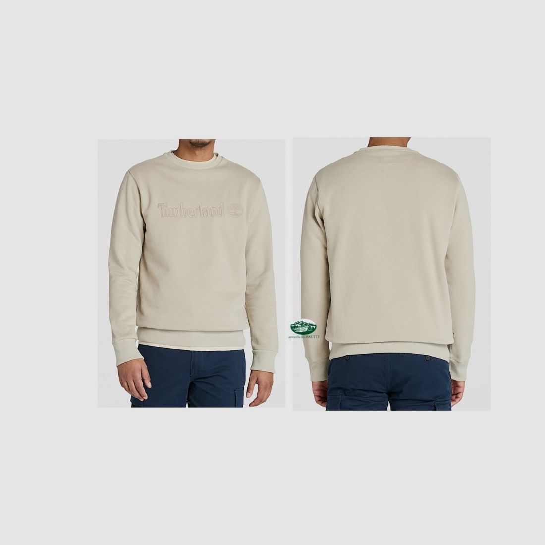 TIMBERLAND Sweatshirt col rond Hampton beige