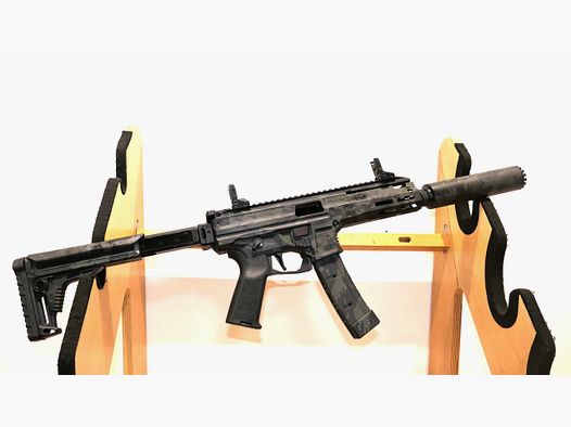 carabine lucansky arms stinger 9 custom glf avec moderateur bt cal 9×19