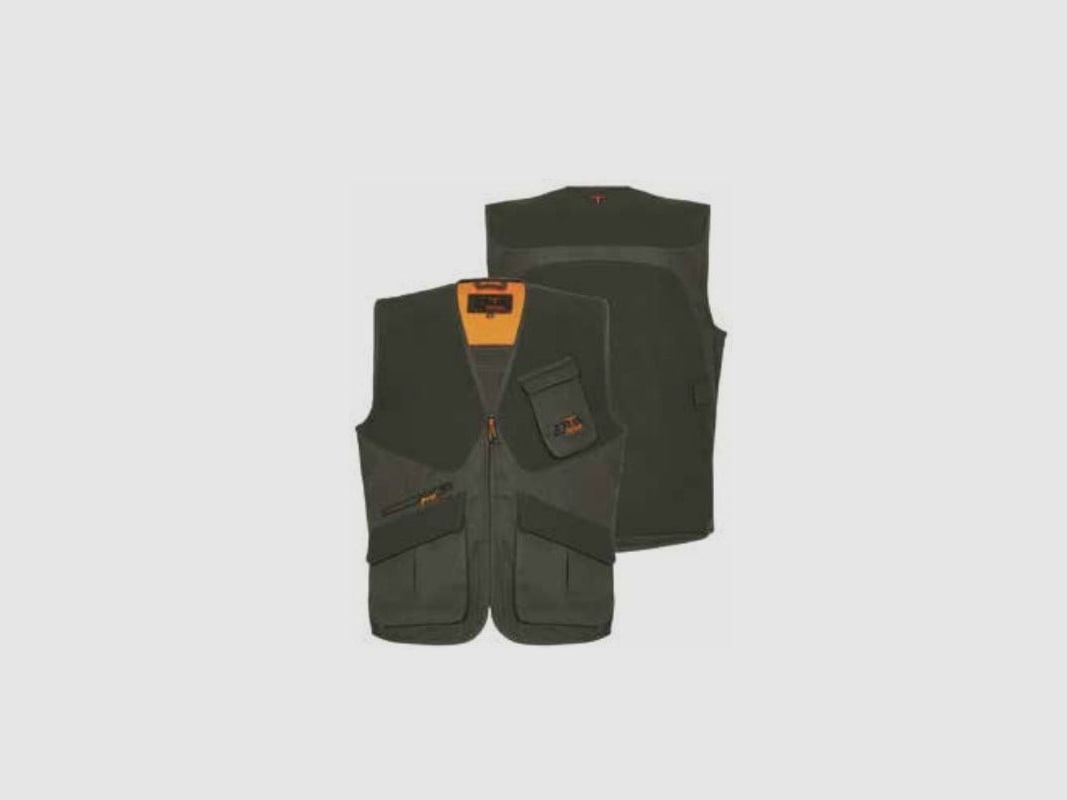 ZOTTA FOREST GILET STERN MAN WESTE - INTEGRIERTE PATRONENHALTERUNG - GROßE FLEISCHTASCHE