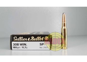 Büchsenmunition .308 Win. SP 11,7 g S&B