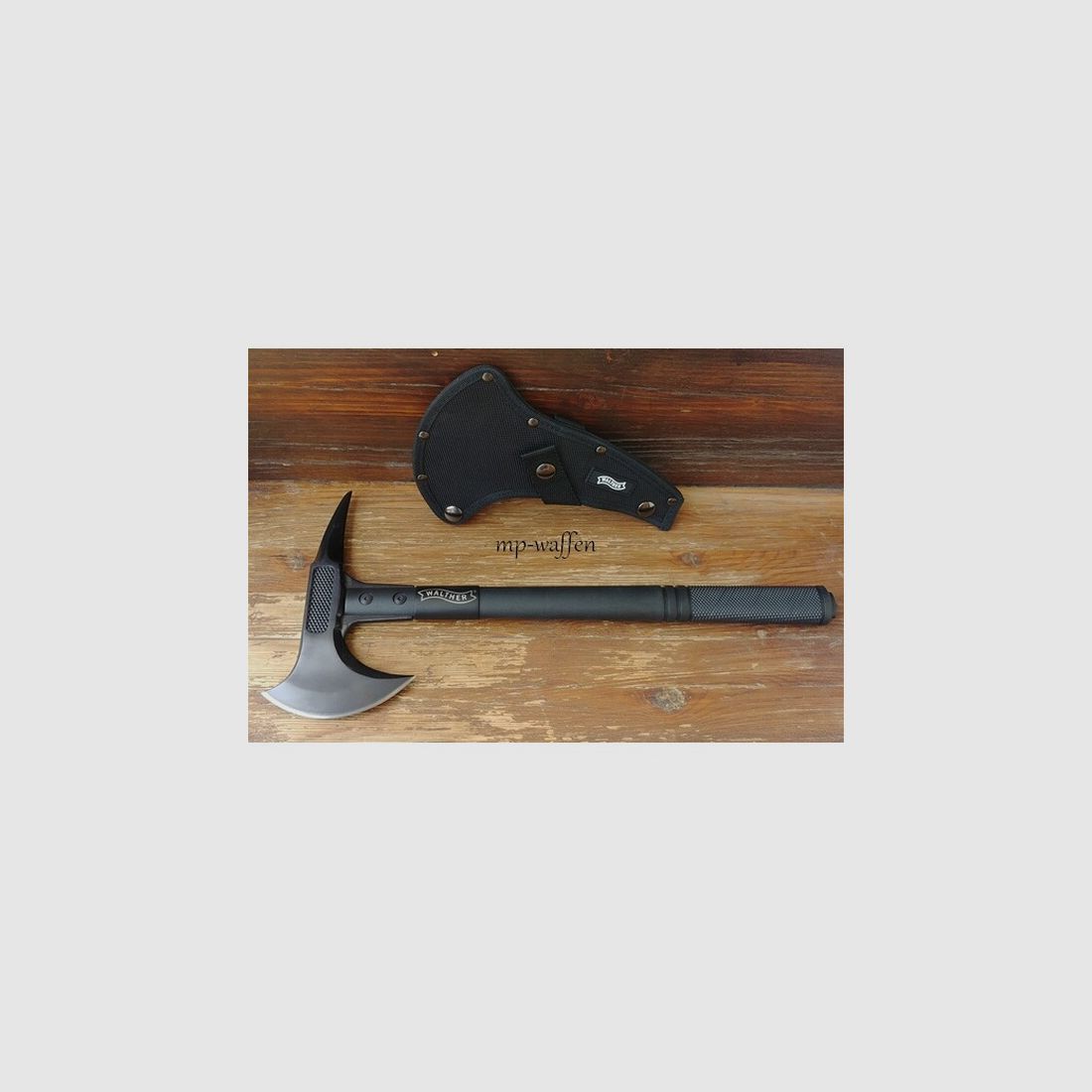 WALTHER Camping Axt Tomahawk Schwarz One Size