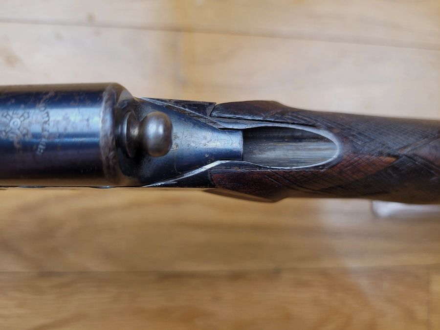 Zeer mooi geweer van het Buffalo-systeem – model Hubert – Manufacture de Saint Etienne – Kaliber 28 – Zeer goede staat., afbeelding 19 van 19