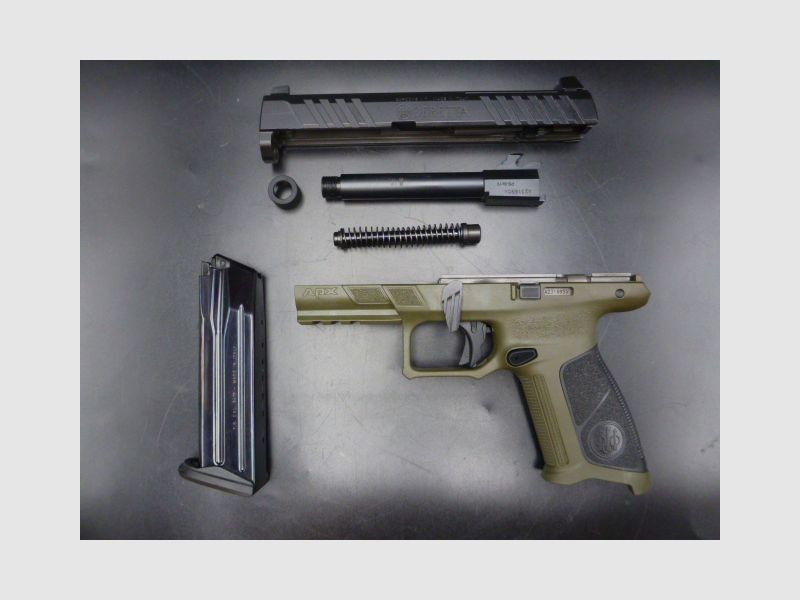 Pistole Beretta APX1 A1 Full Size Tactical OD « optic ready » + « gewinde », Bild 4 von 9
