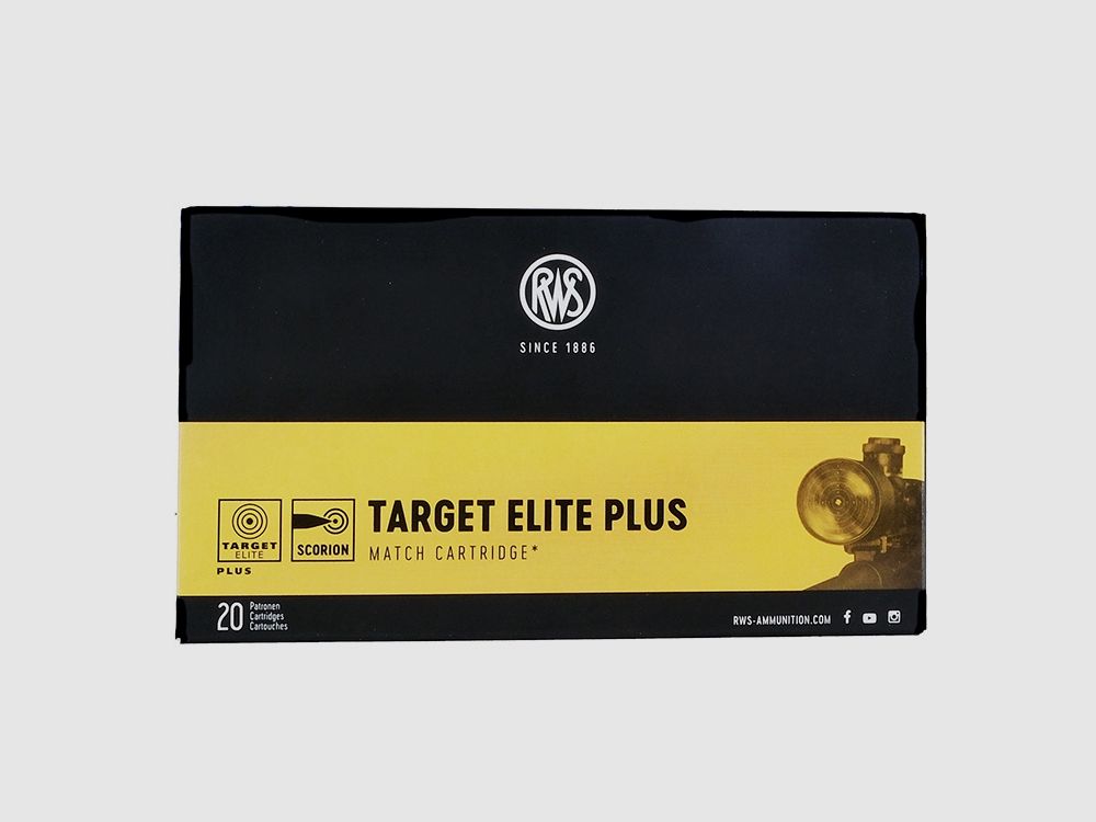 RWS .308 WIN Target Elite Plus 12,3G 20ER Geweerpatronen