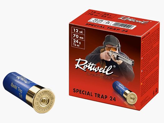 12/70 Special Trap 2,4mm 24g Rottweil COMPETITION LINE