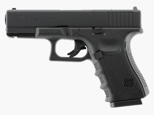 CO2 Softair Pistole Glock 19 Gen4 MOS Metallschlitten Kaliber 6 mm BB (P18)