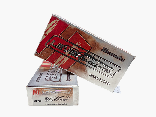 Munición HORNADY 45-70 Gov LREV Monoflex 250 gr