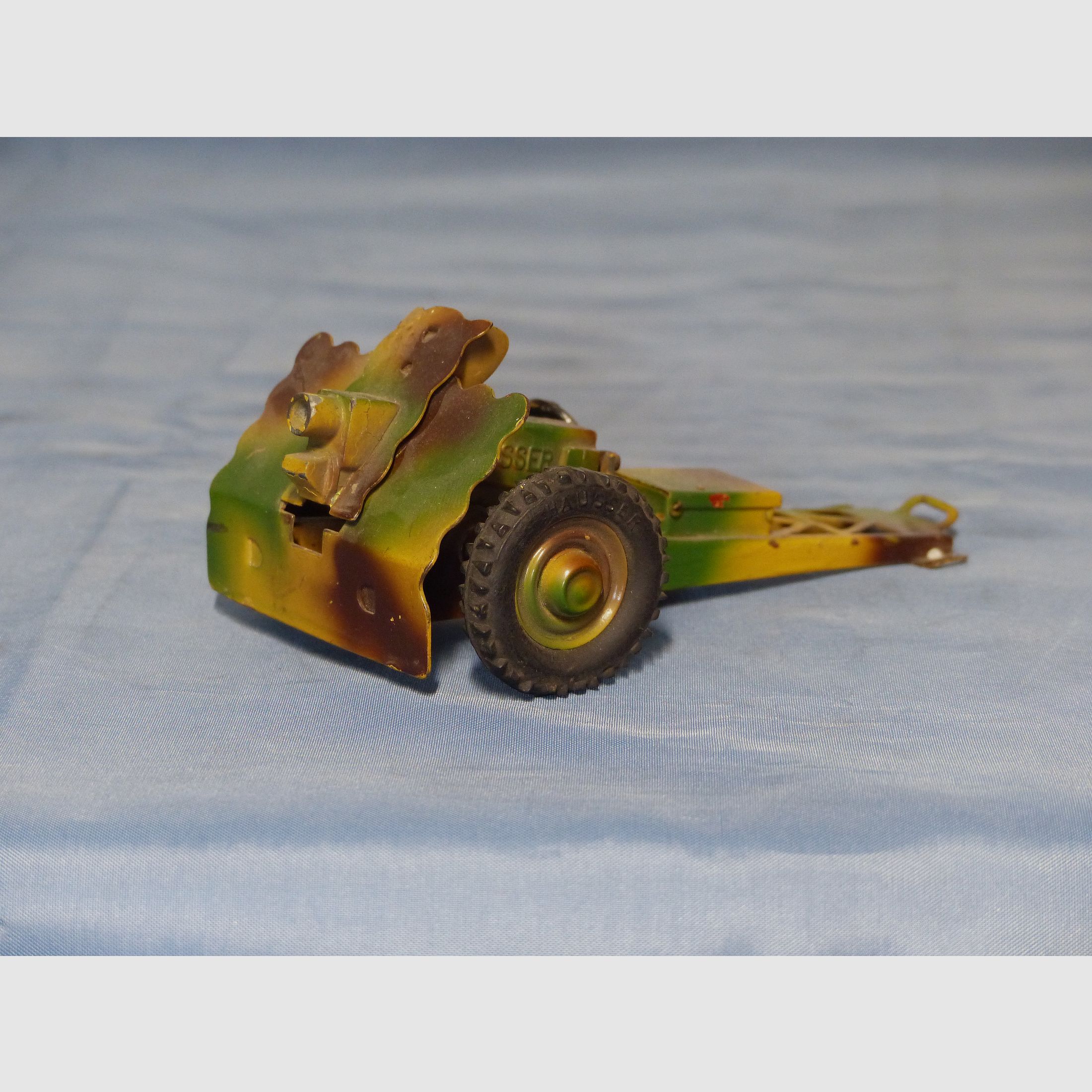 Blechspielzeug Hausser Elastolin Mörser Wehrmacht WK II WK 2 um 1937