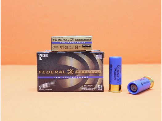 Cartouche Federal 12/70 Federal Tactical Slug Plomb 28g VE 5 Cartouches LE Tactical (LE127RS)