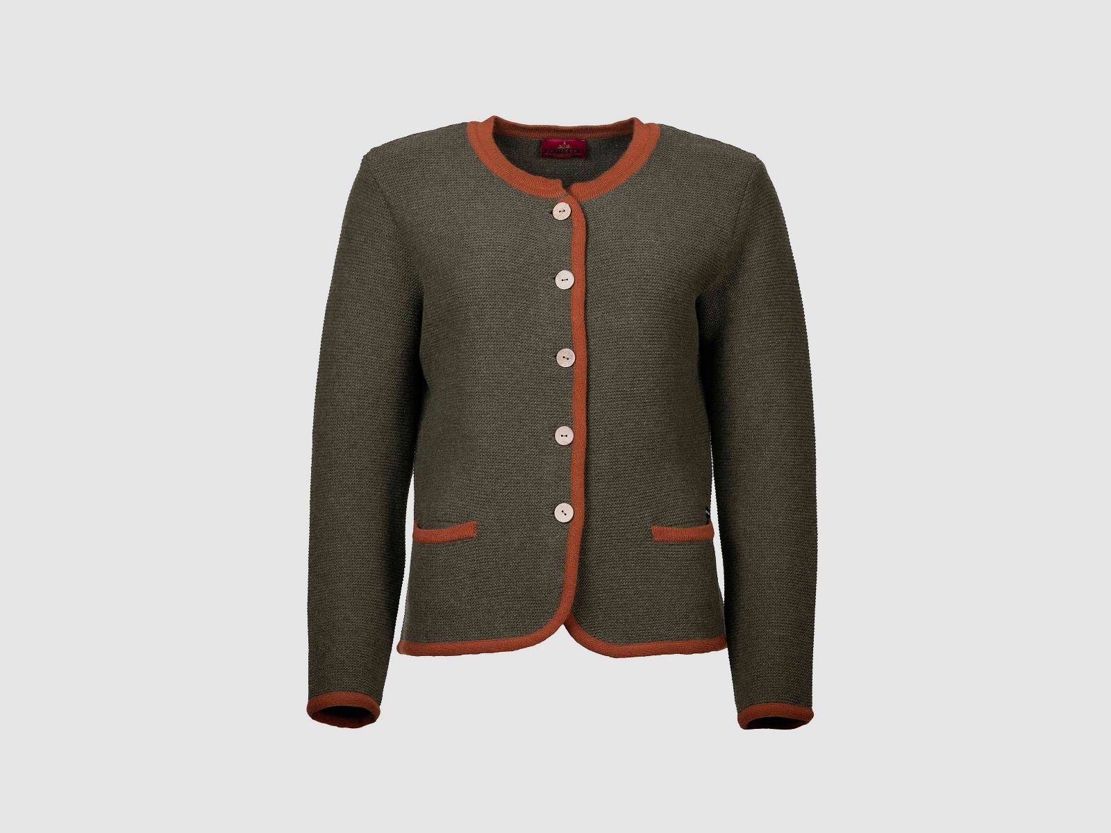 Foresta Strickjacke Anny oliv/ terra