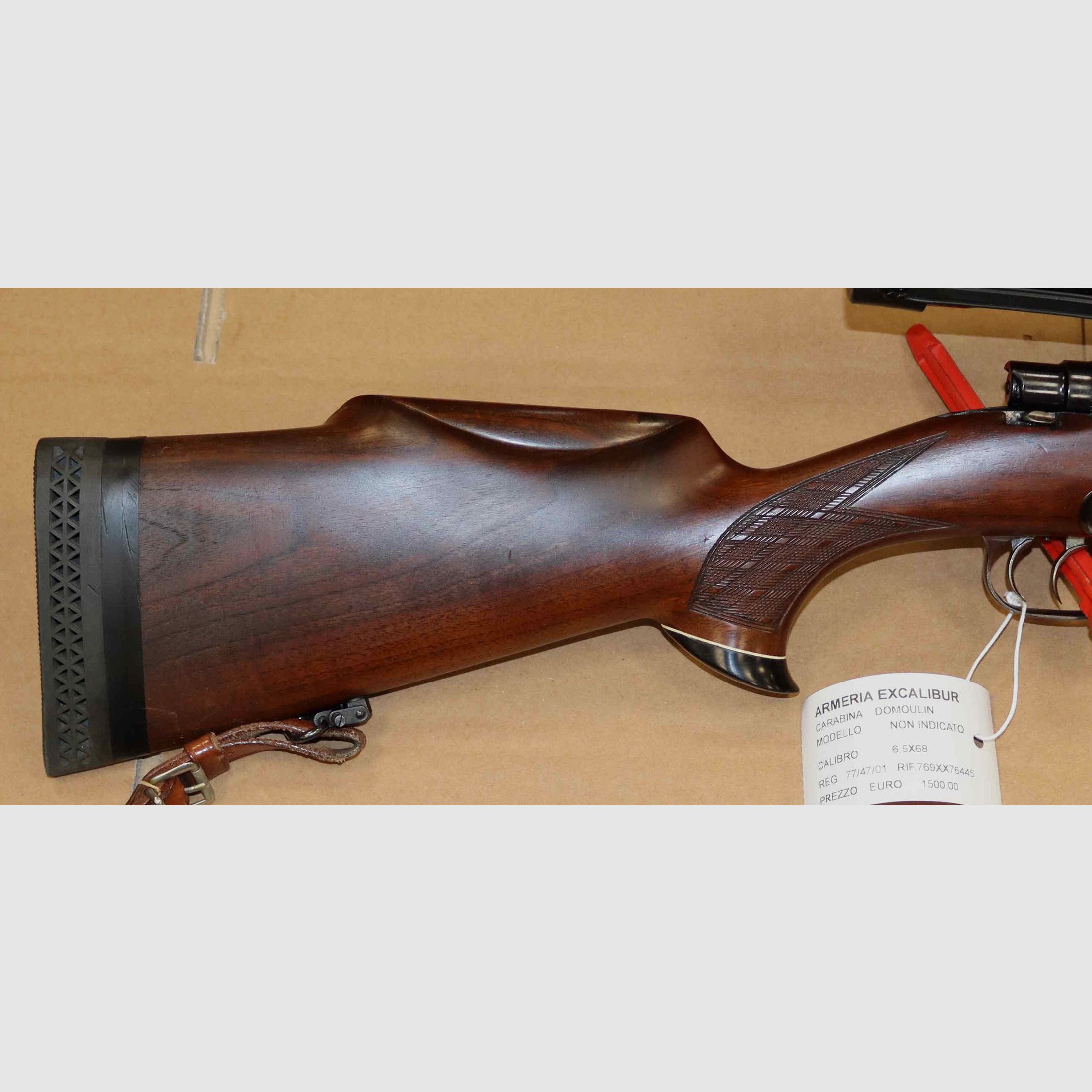 Büchse Domoulin Kaliber 6.5X68 mit Optik, Bild 6 von 12