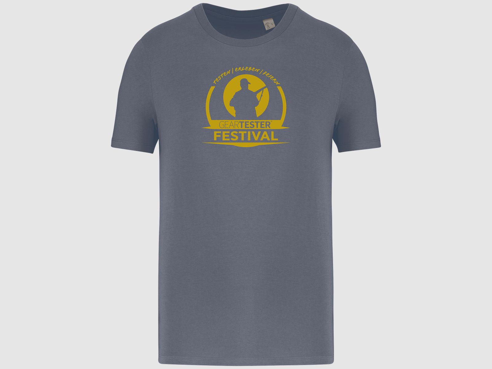 Geartester Festival Bio T-Shirt, großes Logo