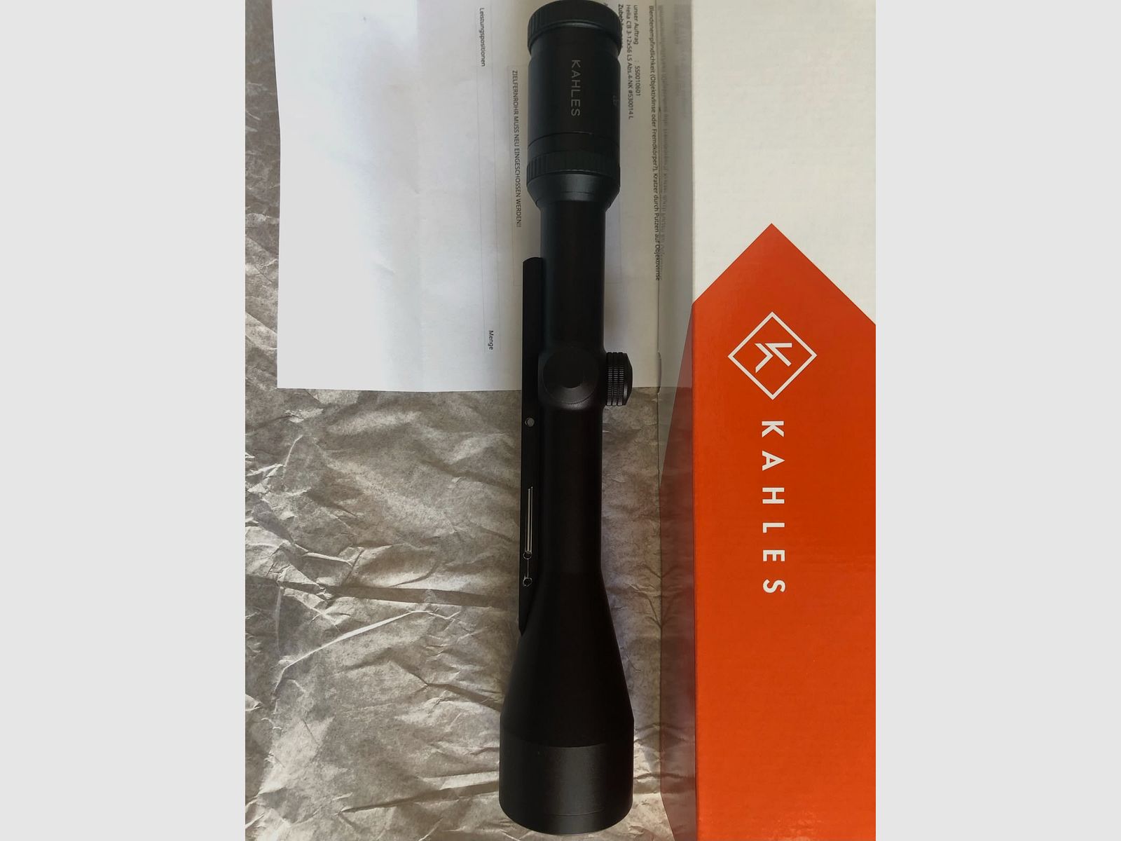 Scope Kahles Helia CB 3-12x56 LA 4 refurbished, imagen 4 de 5