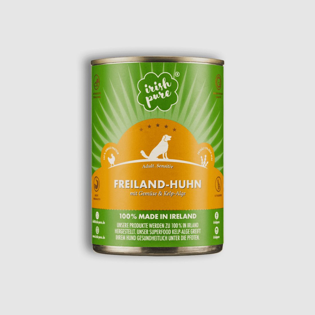 Irish Pure Hundenassfutter Irisches Freiland-Huhn Adult