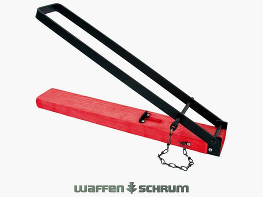 Fallenbau Weißer Spannhebel für Eiabzugseisen / Schwanenhals