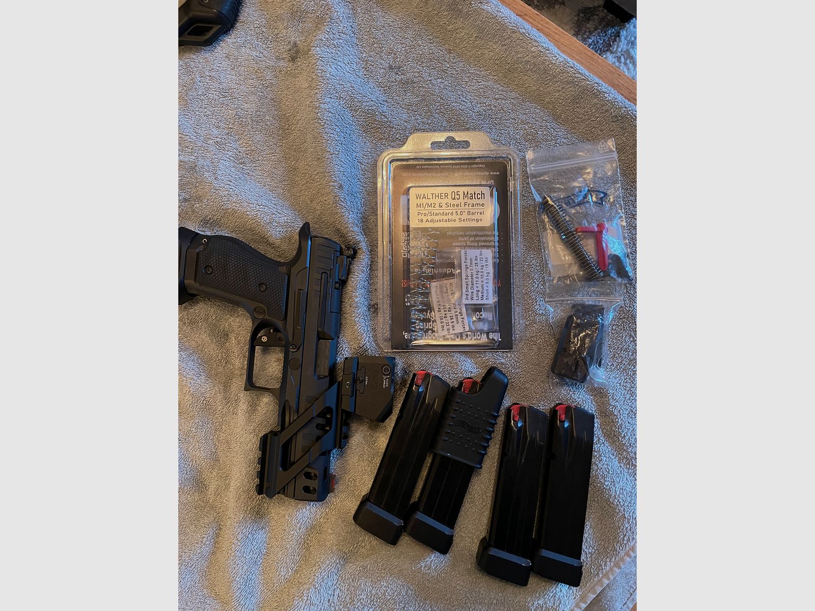 Walther Q5 Match SF AllBlack mit Experttrigger & Extras