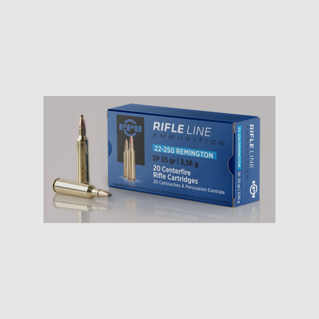 PPU 22-250 55 GRS / TMSP 20 STK