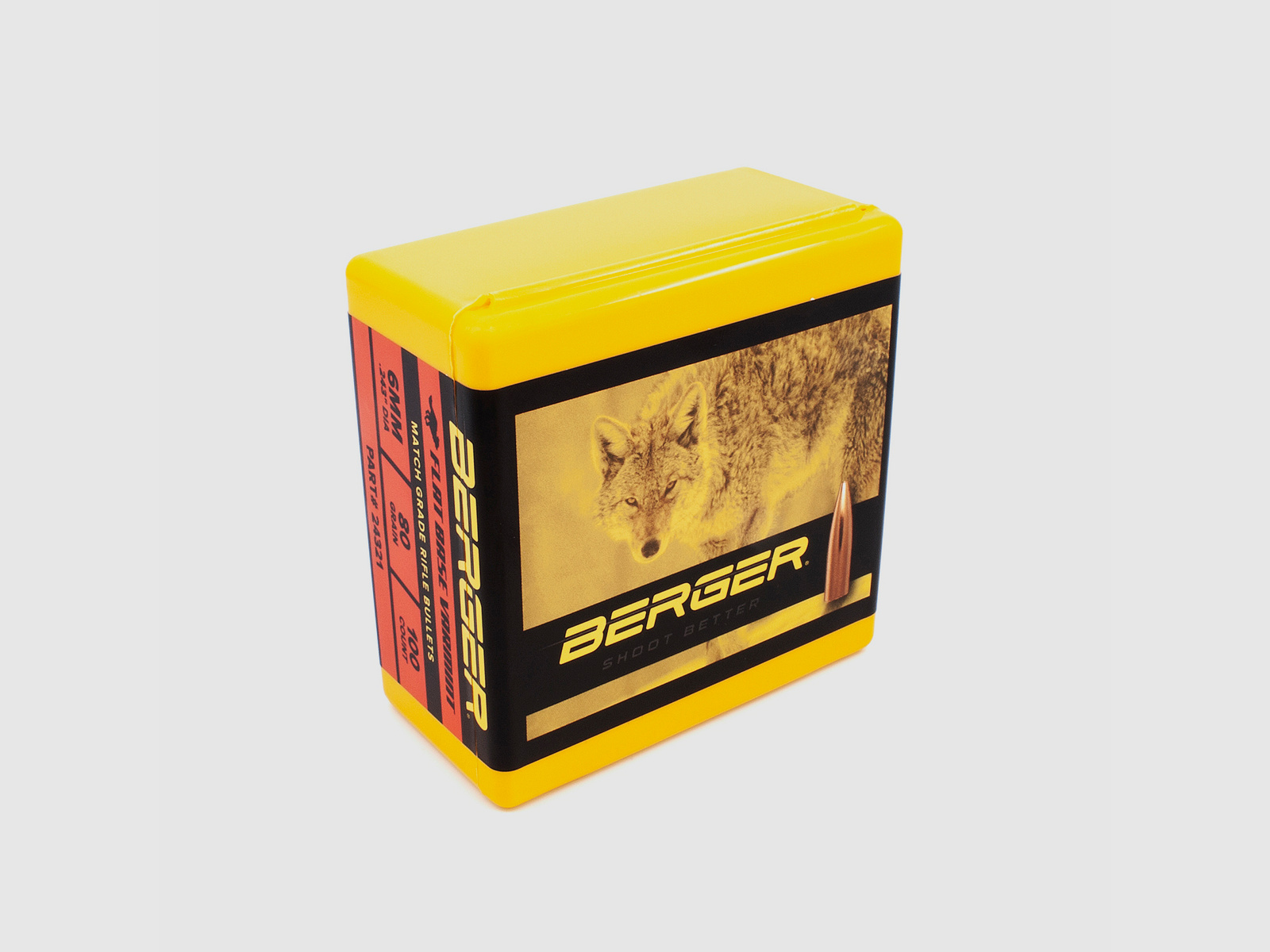 Proiettile Berger 6mm/.243 FB Varmint 80GR 100 pezzi