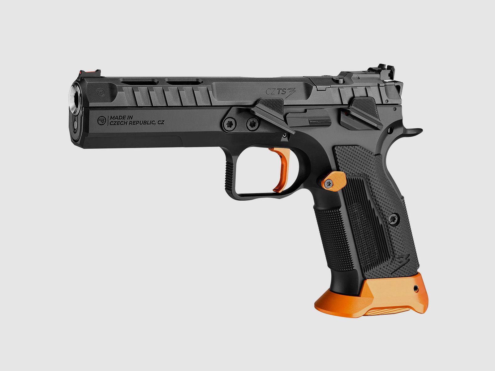 CZ TS 3 Orange OR (Optical Ready) Pistol 9mm Luger, image 2 of 12