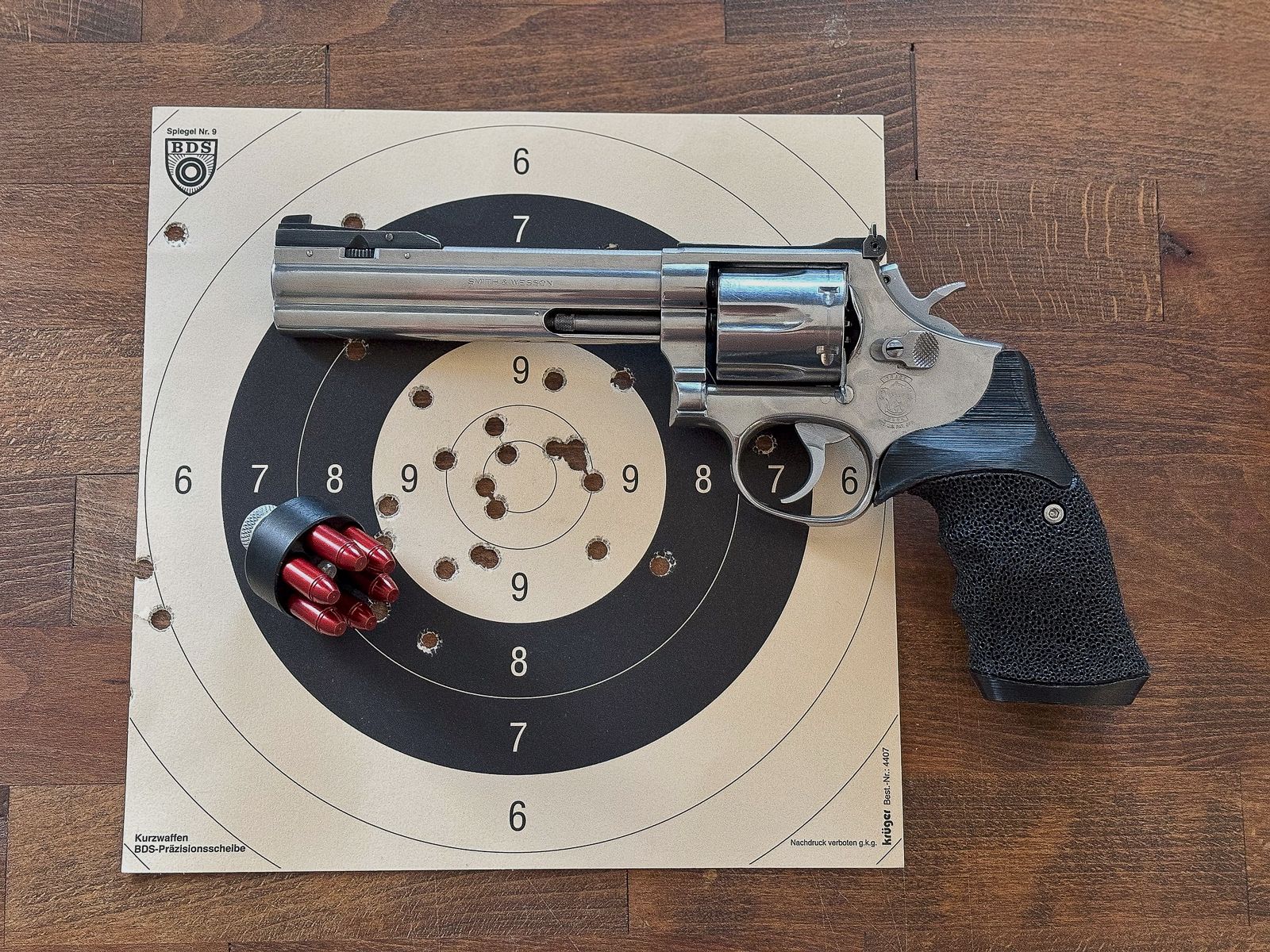 EHC Pro Target Griff für Smith & Wesson K / L -Frame  square butt