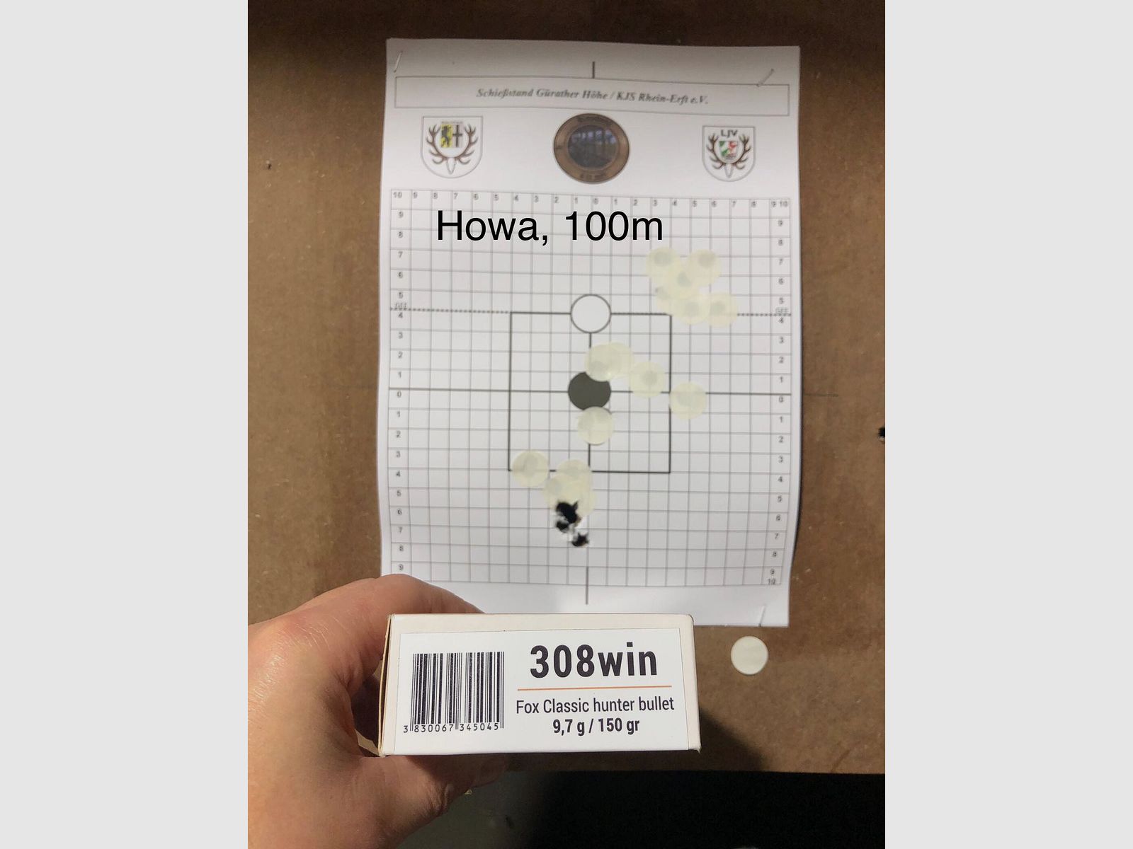 Howa 1500 .308 win. Repetierbüchse, 18“ Lauf, Hogue Schaft, Steckmagazin