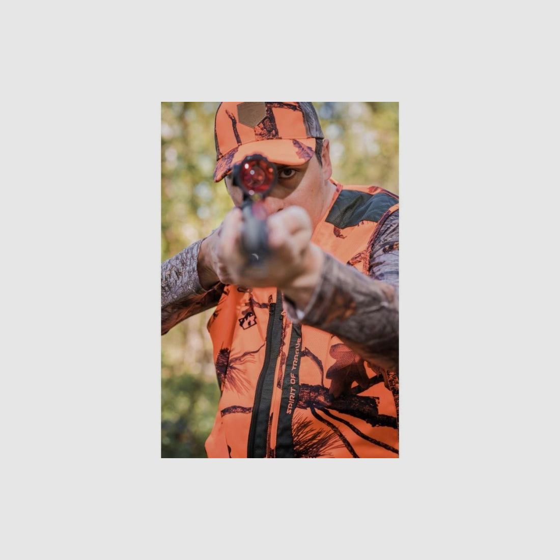 Gilet de traque Somlys Spirit Traque Camo Blaze, image 3 sur 5