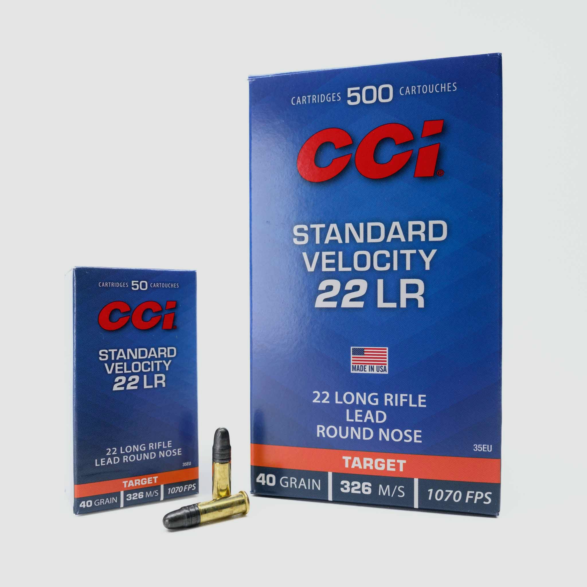 CCI .22 LR 40gr Standard Velocity LRN, Bild 2 von 3