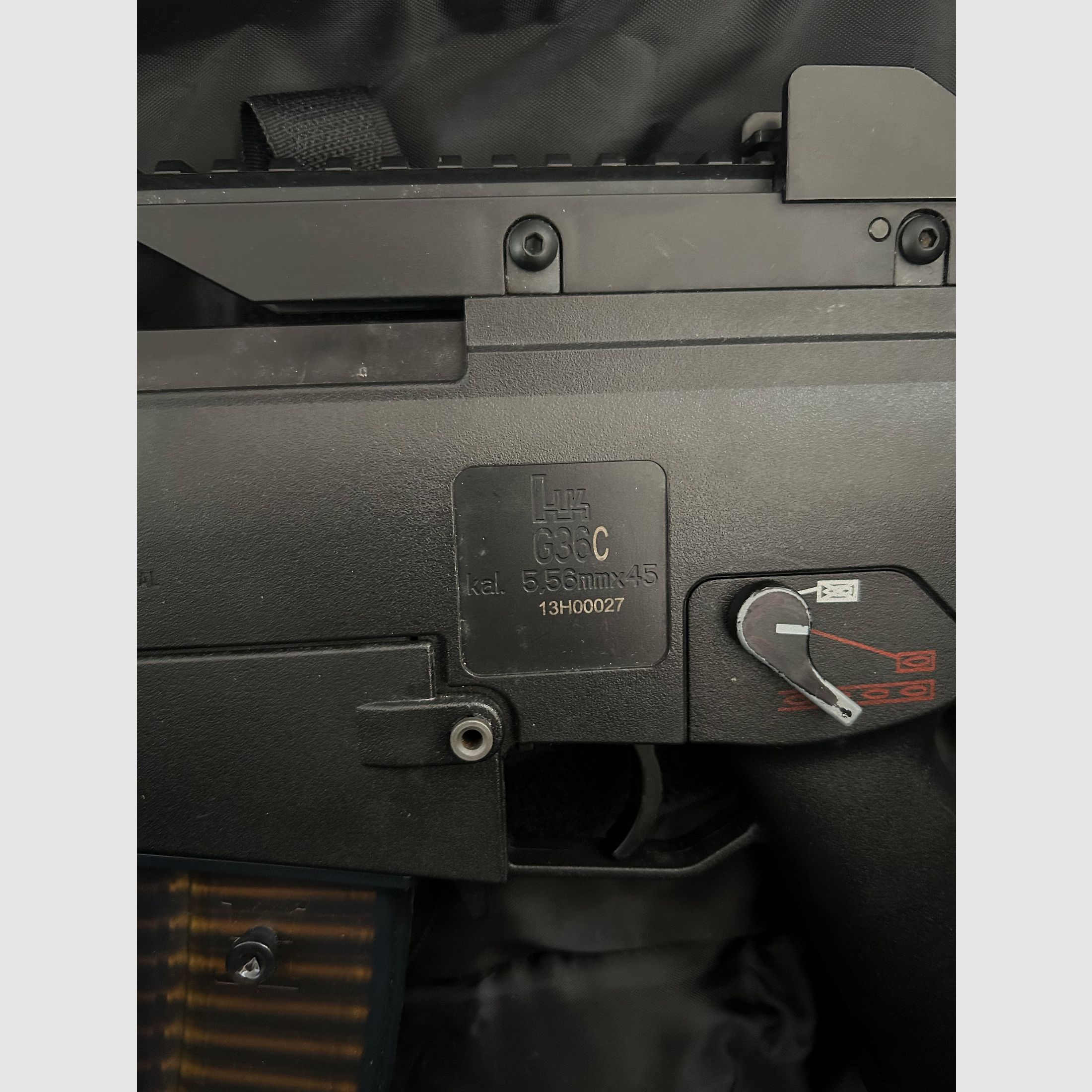 Airsoft Heckler Koch G36C 6mm BB 0,5J Semiautomatico SAEG